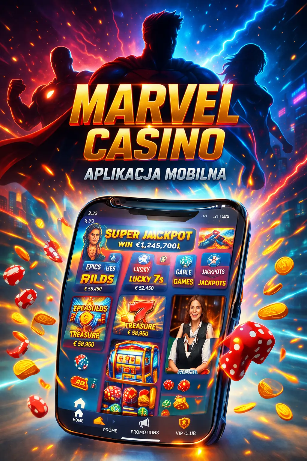 Marvel Casino Aplikacja Mobilna 2026 – Jak Grać na Telefonie Bez Aplikacji?