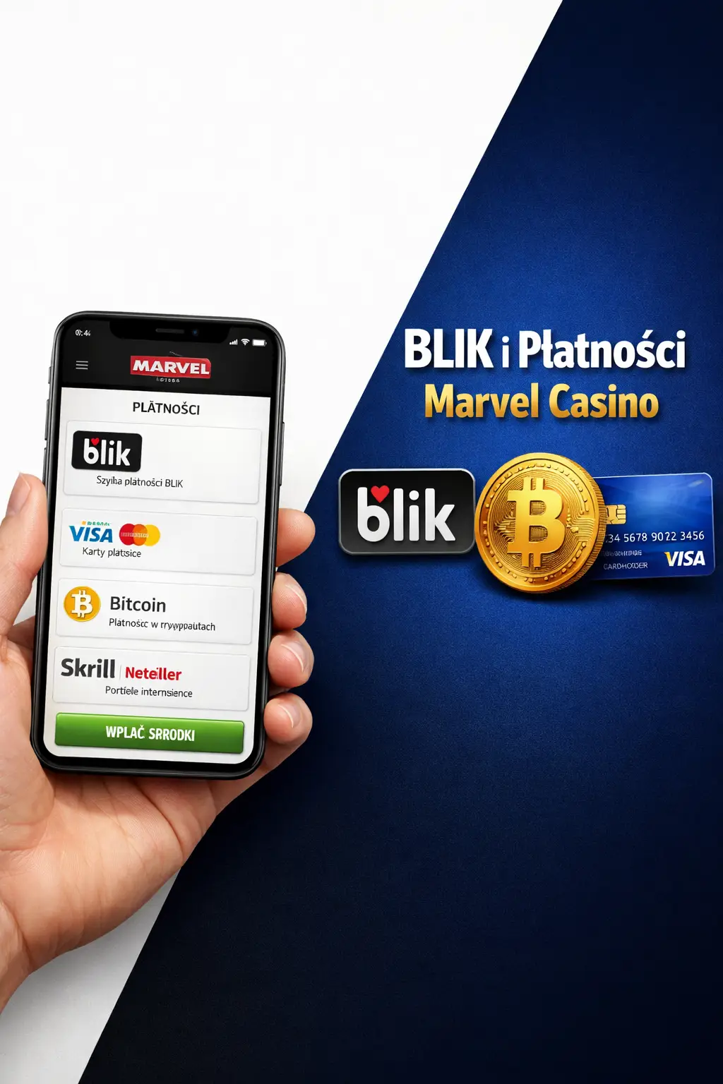Wpłaty i Wypłaty na Telefonie – BLIK, Karty i Krypto